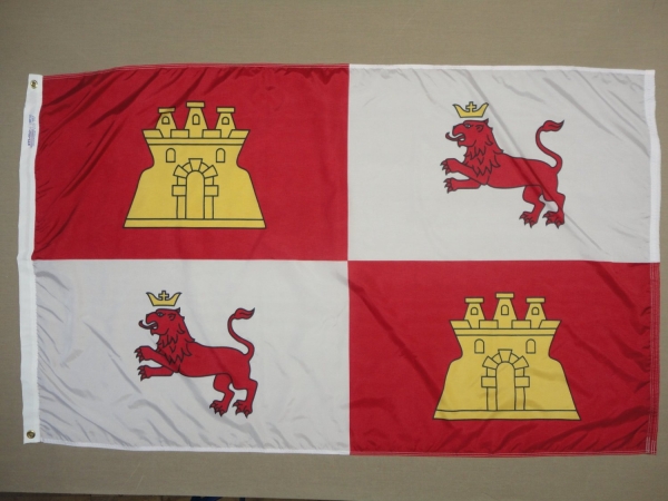 Lions & Castles Flag Nyl-Glo-3 ft. X 5 ft.