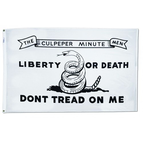 Picture of Annin Flagmakers 318760 Culpeper 1775 Don&apos;t Tread on Me Flag Nyl-Glo-3 ft. X 5 ft.