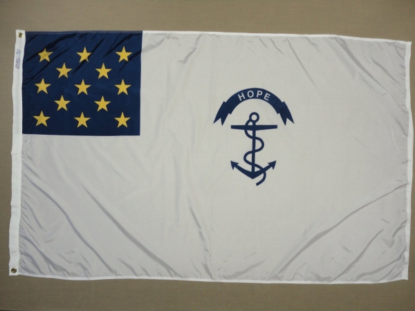 Picture of Annin Flagmakers 319725 Rhode Island Regiment Flag Nyl-Glo-3 ft. X 5 ft.
