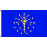 Picture of Annin Flagmakers 141670 4 ft. X 6 ft. Nyl-Glo Indiana Flag