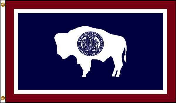 4 ft. X 6 ft. Nyl-Glo Wyoming Flag