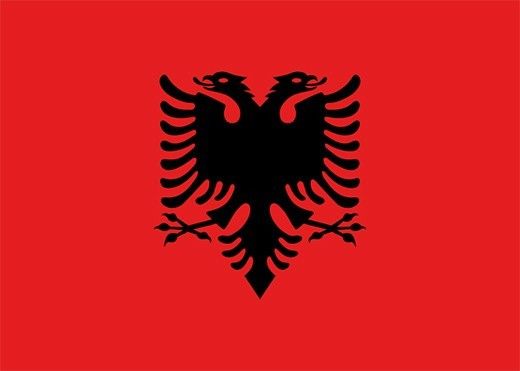 4 ft. X 6 ft. Nyl-Glo Albania Flag