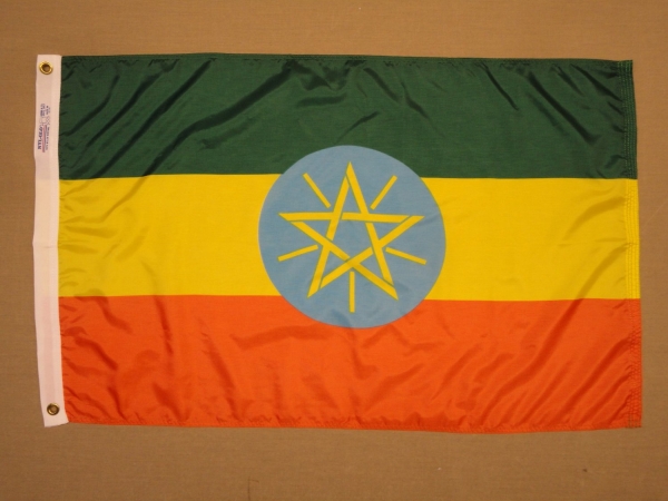 4 ft. X 6 ft. Nyl-Glo Ethiopia Flag