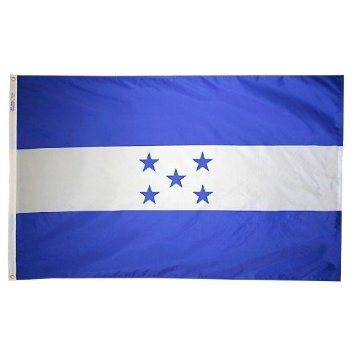 4 ft. X 6 ft. Nyl-Glo Honduras Flag