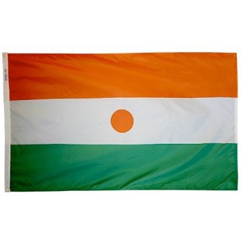 4 ft. X 6 ft. Nyl-Glo Niger Flag