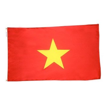 Picture of Annin Flagmakers 199237 4 ft. X 6 ft. Nyl-Glo Vietnam Flag