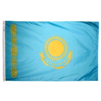 4 ft. X 6 ft. Nyl-Glo Kazakhstan Flag