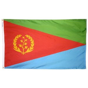 3 ft. x 5 ft. Nyl-Glo Eritrea Flag