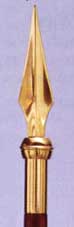 7 in. Chrome Staff Spear