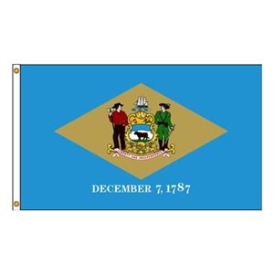 Picture of Annin Flagmakers 140870 4 ft. X 6 ft. Nyl-Glo Delaware Flag