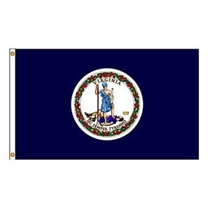 4 ft. X 6 ft. Nyl-Glo Virginia Flag