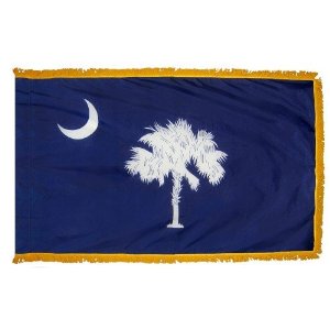 Picture of Annin Flagmakers 140088 4 ft. X 6 ft.. Colonial Nyl-Glo Indoor South Carolina Flag