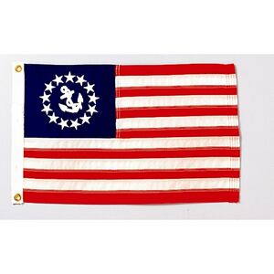 Picture of Annin Flagmakers 251300WE Nyl-Glo U.S. Yacht Ensign Flag- Sewn 30 in. X 48 in.