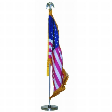 Picture of Annin Flagmakers 11865 Magnetic Auto Fender U.S. Flag Set with Eagle Ornament