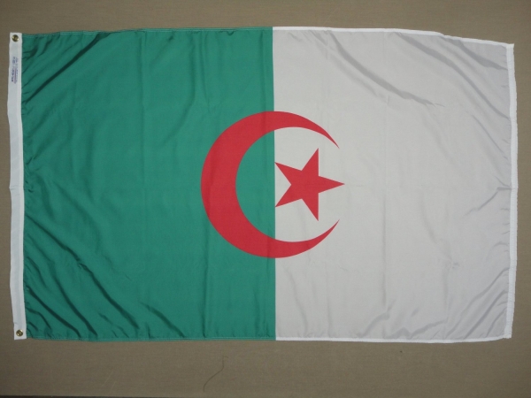 4 ft. X 6 ft. Colonial Nyl-Glo Algeria Flag