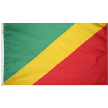 4 ft. X 6 ft. Nyl-Glo Congo Flag