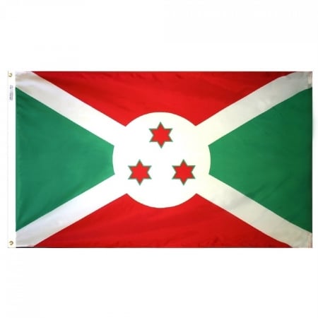 4 ft. X 6 ft. Nyl-Glo Burundi Flag