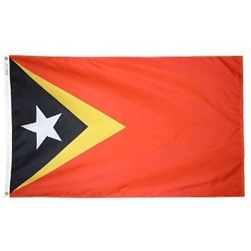 4 ft. X 6 ft. Nyl-Glo East Timor Flag