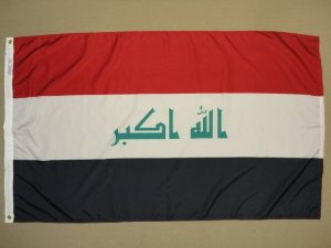 4 ft. X 6 ft. Nyl-Glo Iraq Flag