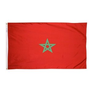 4 ft. X 6 ft. Nyl-Glo Morocco Flag