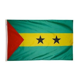 4 ft. X 6 ft. Nyl-Glo Sao Tome & Principe Flag