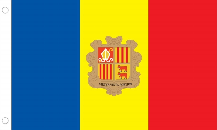 4 ft. X 6 ft. Nyl-Glo Andorra Government Flag