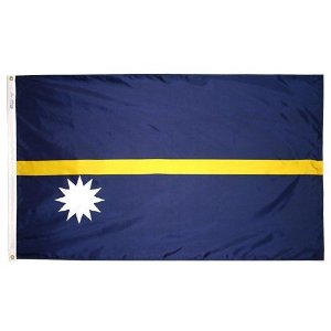 4 ft. X 6 ft. Nyl-Glo Nauru Flag