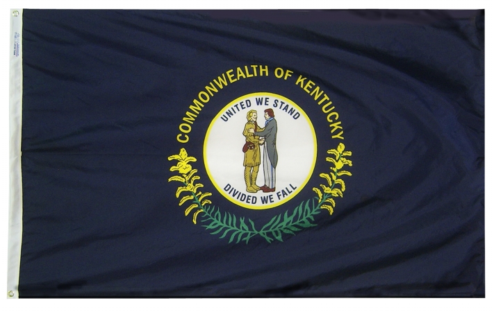 141948WE 12 in. X 18 in. Nyl-Glo Kentucky Flag