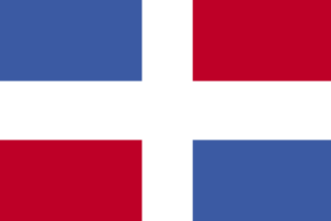 5 ft. X 8 ft. Nyl-Glo Dominic Republic Civil Flag