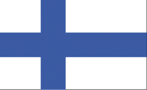 5 ft. X 8 ft. Nyl-Glo Finland Flag