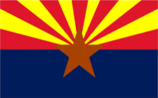 Picture of Annin Flagmakers 140280 5 ft. X 8 ft. Nyl-Glo Arizona Flag