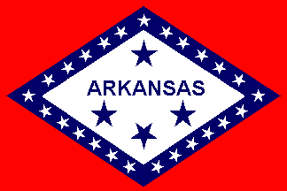 Picture of Annin Flagmakers 140380 5 ft. X 8 ft. Nyl-Glo Arkansas Flag