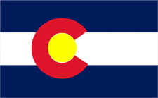 Picture of Annin Flagmakers 140680 5 ft. X 8 ft. Nyl-Glo Colorado Flag
