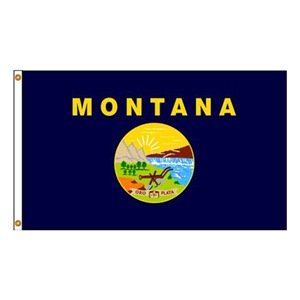 12 in. X 18 in. Nyl-Glo Montana Flag