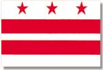 5 ft. X 8 ft. Nyl-Glo District of Columbia Flag