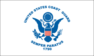 5 ft. X 8 ft. Nyl-Glo U.S. Coast Guard Flag