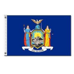 Picture of Annin Flagmakers 143848WE 12 in. X 18 in. Nyl-Glo New York Flag