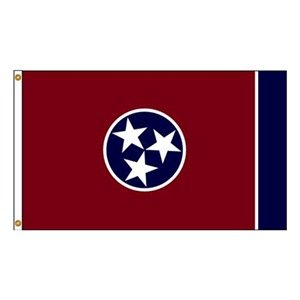12 in. X 18 in. Nyl-Glo Tennessee Flag