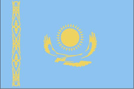 5 ft. X 8 ft. Nyl-Glo Kazakhstan Flag