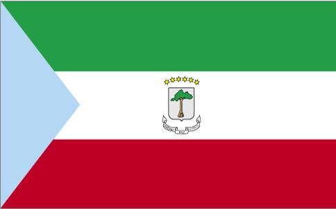 5 ft. X 8 ft. Nyl-Glo Equatorial Guinea Civil Flag