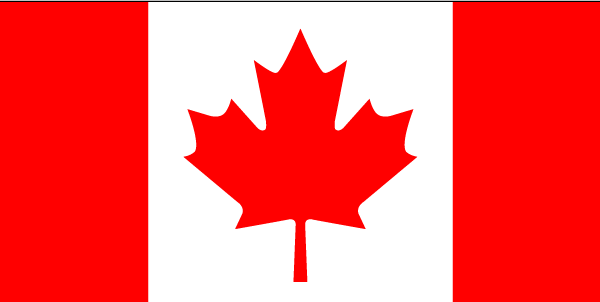 4 ft. X 6 ft. Colonial Nyl-Glo Canada Flag with Fringe