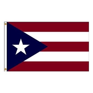 12 in. X 18 in. Nyl-Glo Puerto Rico Flag