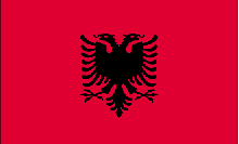 5 ft. X 8 ft. Nyl-Glo Albania Flag