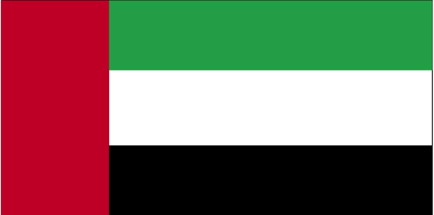 5 ft. X 8 ft. Nyl-Glo United Arab Emirates Flag