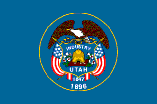 5 ft. X 8 ft. Nyl-Glo Utah Flag