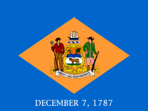 Picture of Annin Flagmakers 140880 5 ft. X 8 ft. Nyl-Glo Delaware Flag