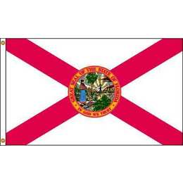 Picture of Annin Flagmakers 140980 5 ft. X 8 ft. Nyl-Glo Florida Flag