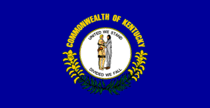 Picture of Annin Flagmakers 141980 5ft. X 8 ft. Nyl-Glo Kentucky Flag