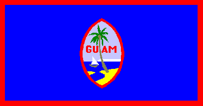5 ft. X8 ft. Nyl-Glo Guam Flag