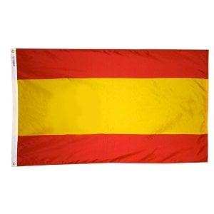 12 in. X 18 in. Nyl-Glo Spain Civil Flag